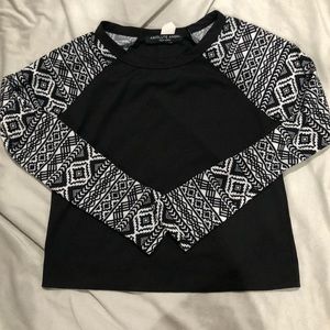 Women’s size S long sleeve tribal pattern sleeve